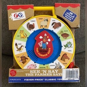 NEW Fisher-Price See 'N Say The Farmer Says 12 Animal Sounds Classic Toys 2013